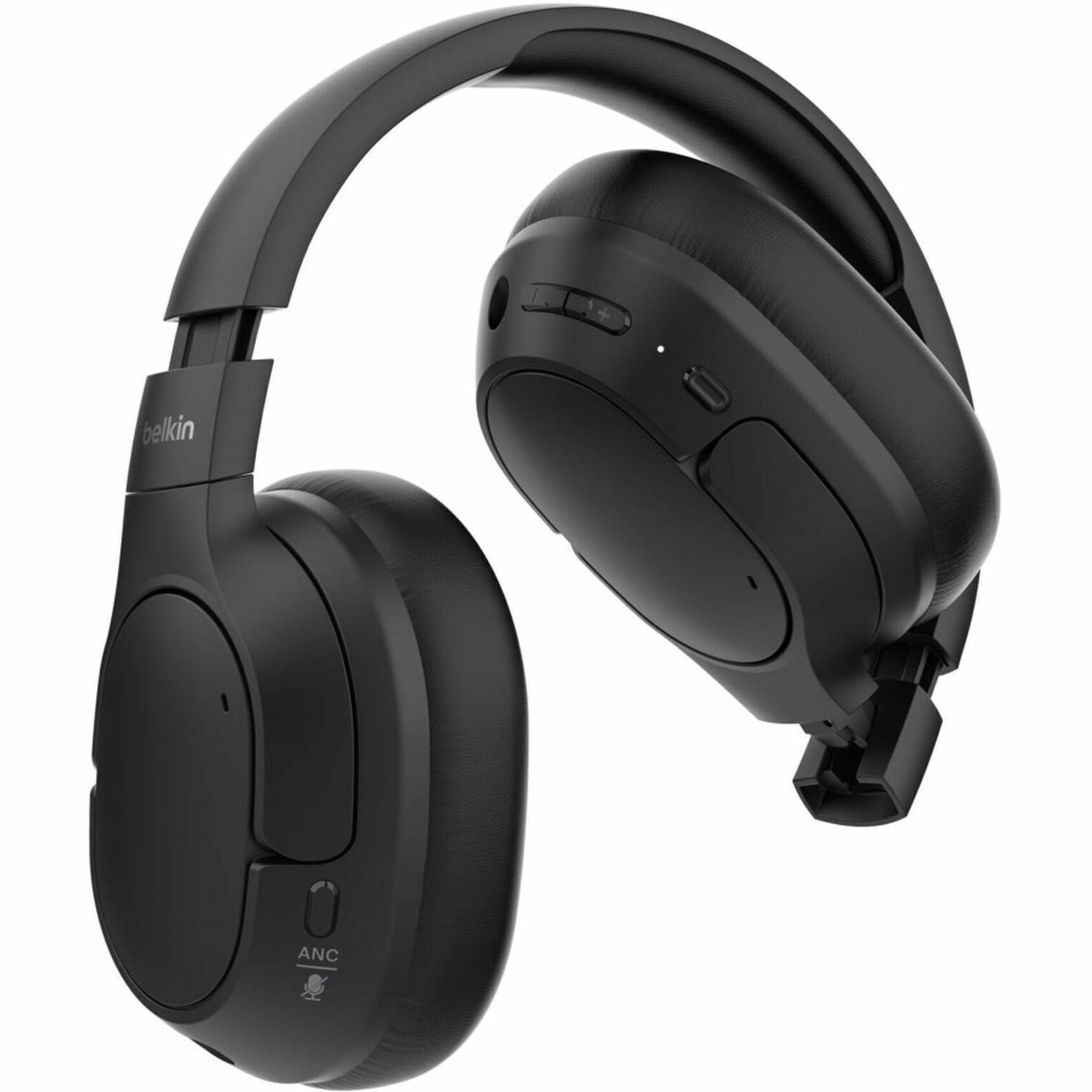 Belkin SoundForm Isolate Wired/Wireless Over-the-ear, Over-the-head Stereo Headset - Black - Soundz Store AUSTRALIA