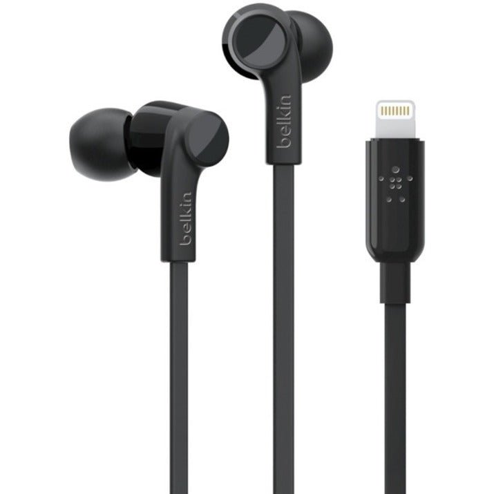 Belkin SOUNDFORM Wired Earbud Stereo Earset - Black - Soundz Store AUSTRALIA
