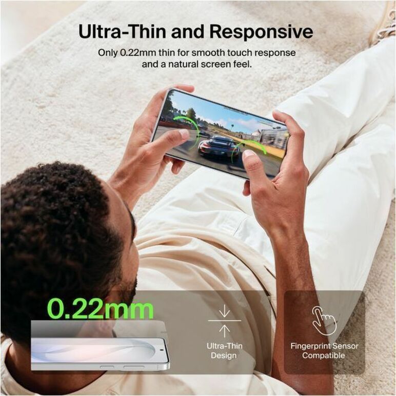 Belkin Titan SmartShield 9H Glass Screen Protector for Samsung Galaxy S26 - Soundz Store AUSTRALIA