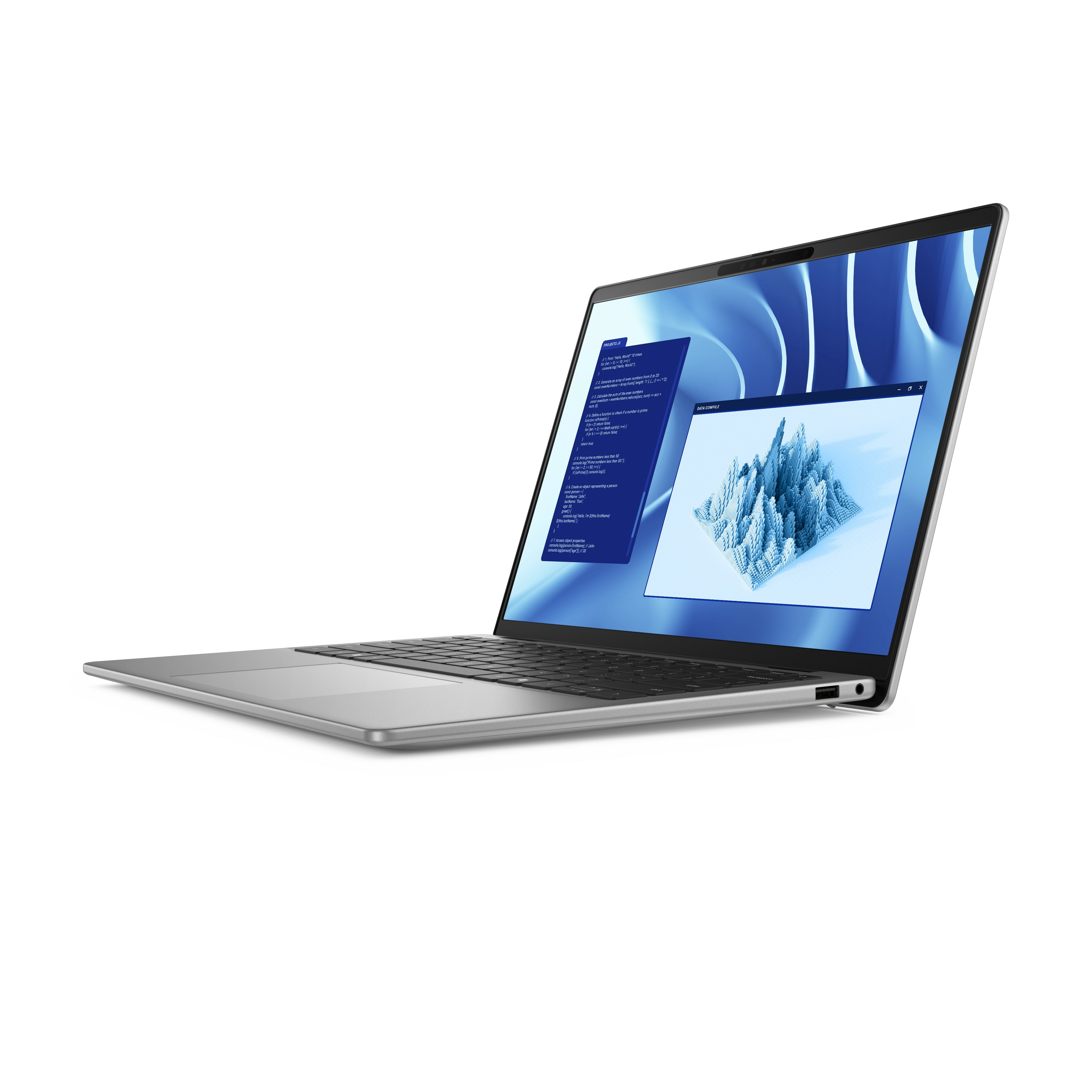 DELL Latitude 7455 Copilot+ PC Qualcomm Snapdragon X1E-80-100 Laptop 35.6 cm (14") Touchscreen Quad HD+ 32 GB LPDDR5x-SDRAM 1 TB SSD Wi-Fi 7 (802.11be) Windows 11 Pro Grey