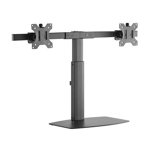 Brateck Dual Free Standing Screen Pneumatic Vertical Lift Monitor Stand Fit Most 17‘-27’ Monitors Up to 6kg per screen VESA 75x75/100x100 - Soundz Store AUSTRALIA