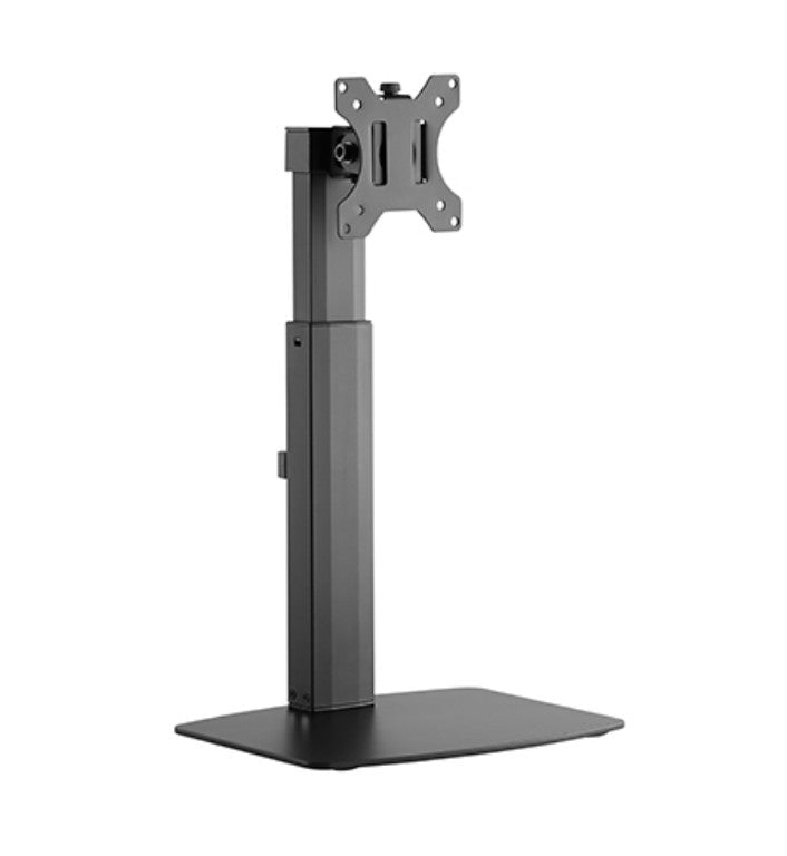 Brateck Single Free Standing Screen Pneumatic Vertical Lift Monitor Stand Fit Most 17'-32' Flat and Curved Monitors Up to 7 kg VESA 75x75/100x100 - Soundz Store AUSTRALIA