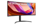 LG 34BQ65VA-B 34-inch UltraWide QHD Curved Monitor - 3440 x 1440 VA, 100Hz, HDR10, USB-C 65W