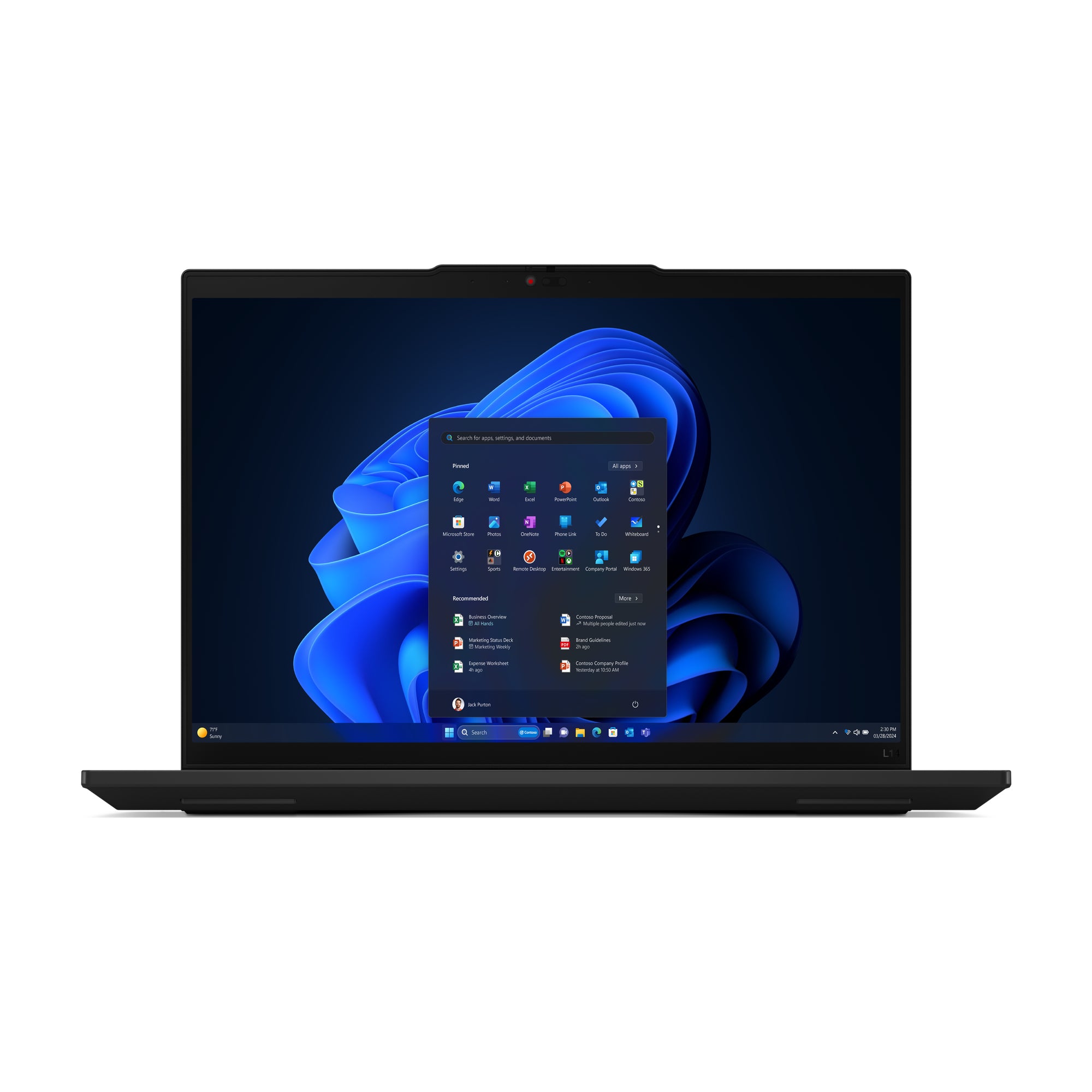 Lenovo ThinkPad L14 Gen 5 (Intel) Intel Core Ultra 7 155U Laptop 35.6 cm (14") WUXGA 32 GB DDR5-SDRAM 512 GB SSD Wi-Fi 6E (802.11ax) Windows 11 Pro Black