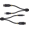 StarTech.com 6ft (1.8m) DisplayPort and USB 5Gbps KVM Cable, 4K 60Hz, Universally Compatible DP 1.2/USB 3.0 Combo Cable for KVM Switches