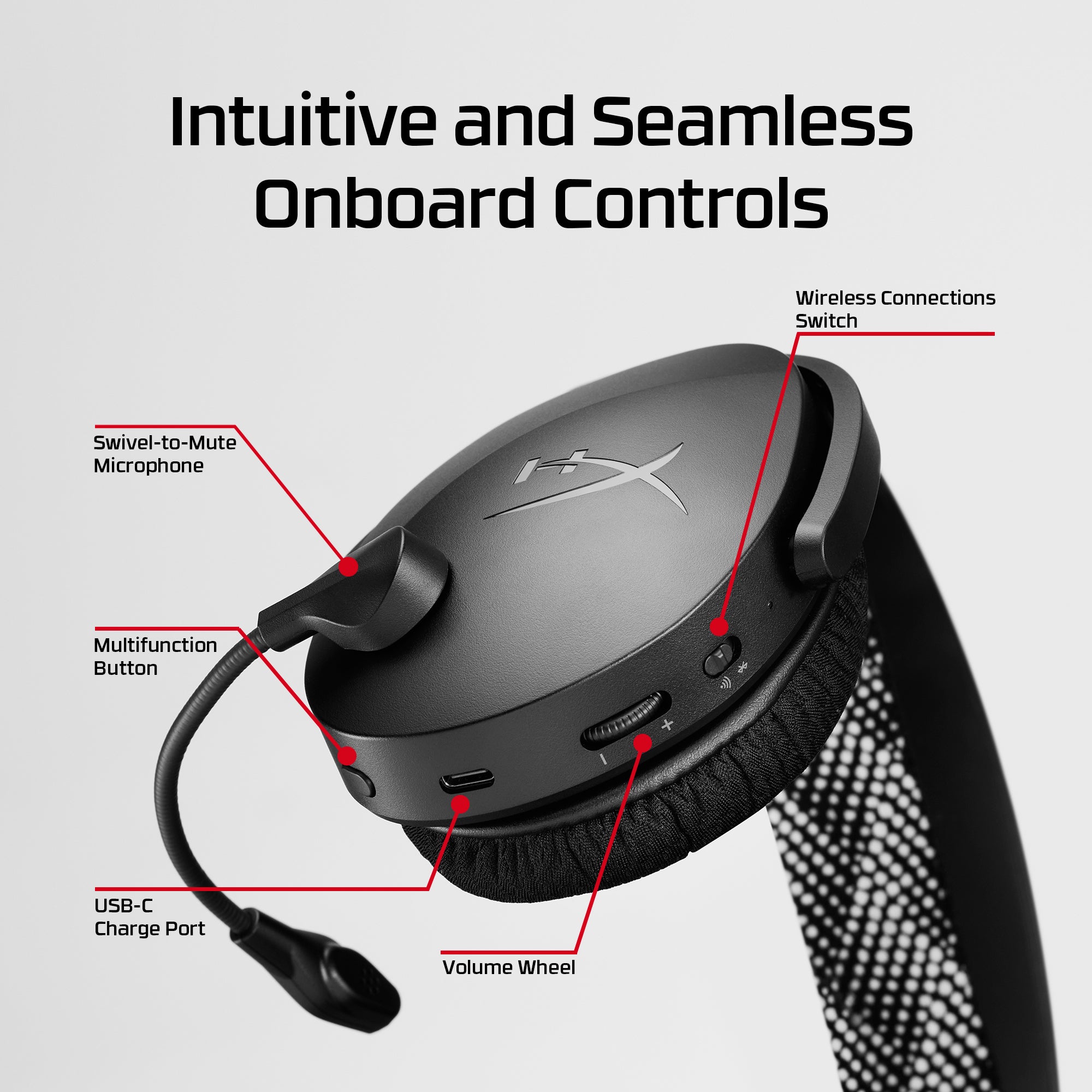 HyperX Cloud Jet - Wireless Gaming Headset (Black)