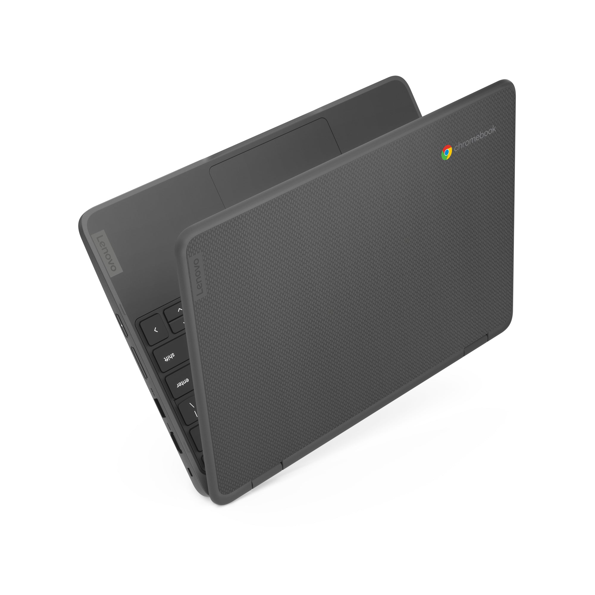 Lenovo 300e Yoga Chromebook Gen 4 520 Hybrid (2-in-1) 29.5 cm (11.6") Touchscreen HD 4 GB LPDDR4x-SDRAM 32 GB eMMC Wi-Fi 6 (802.11ax) ChromeOS English Grey
