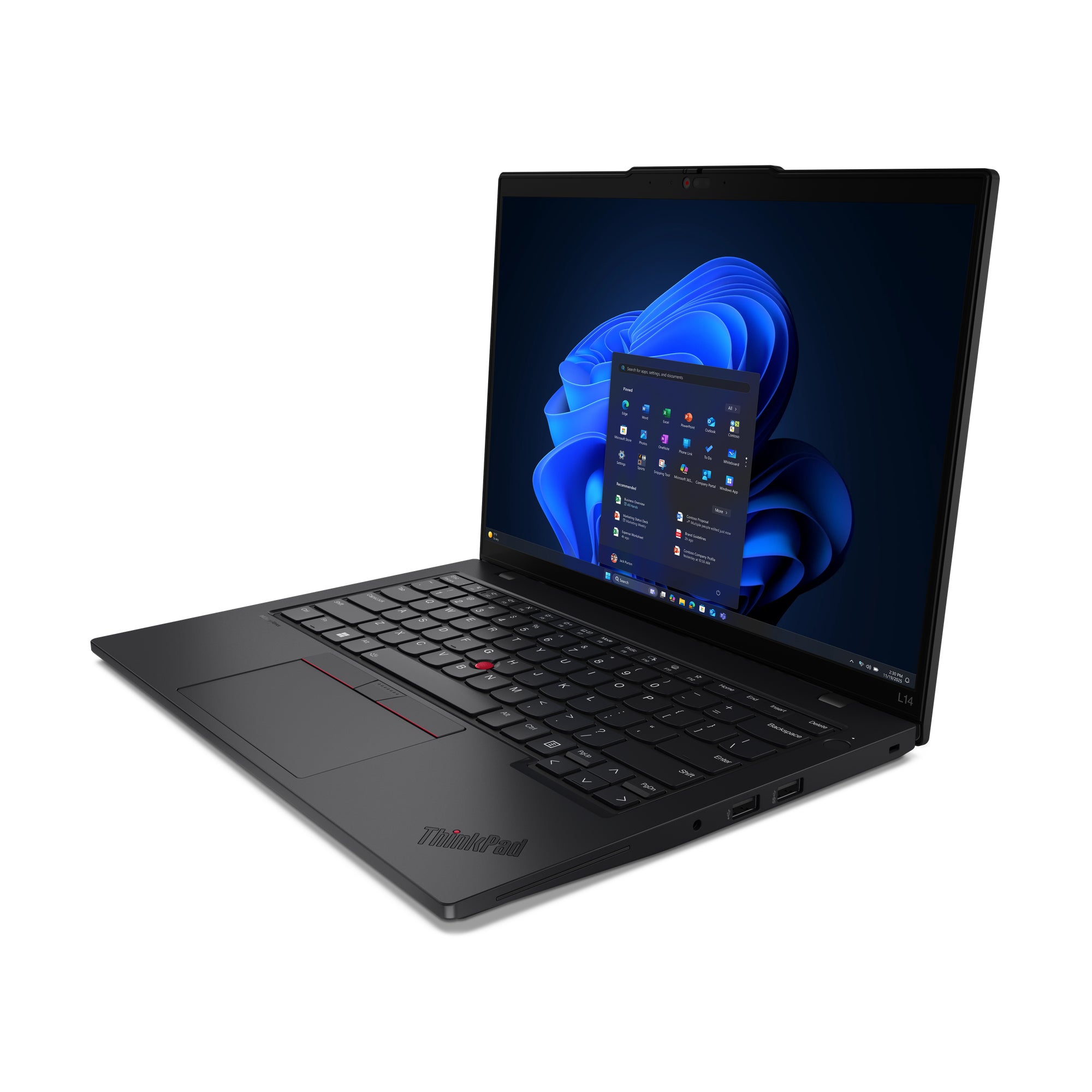 Lenovo ThinkPad L14 Gen 6 (Intel) Intel Core Ultra 5 225U Laptop 35.6 cm (14") WUXGA 32 GB DDR5-SDRAM 512 GB SSD Wi-Fi 6E (802.11ax) Windows 11 Pro English Black