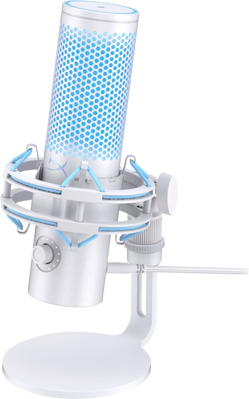 HyperX QuadCast 2 - USB Microphone (Frost) Gray Table microphone