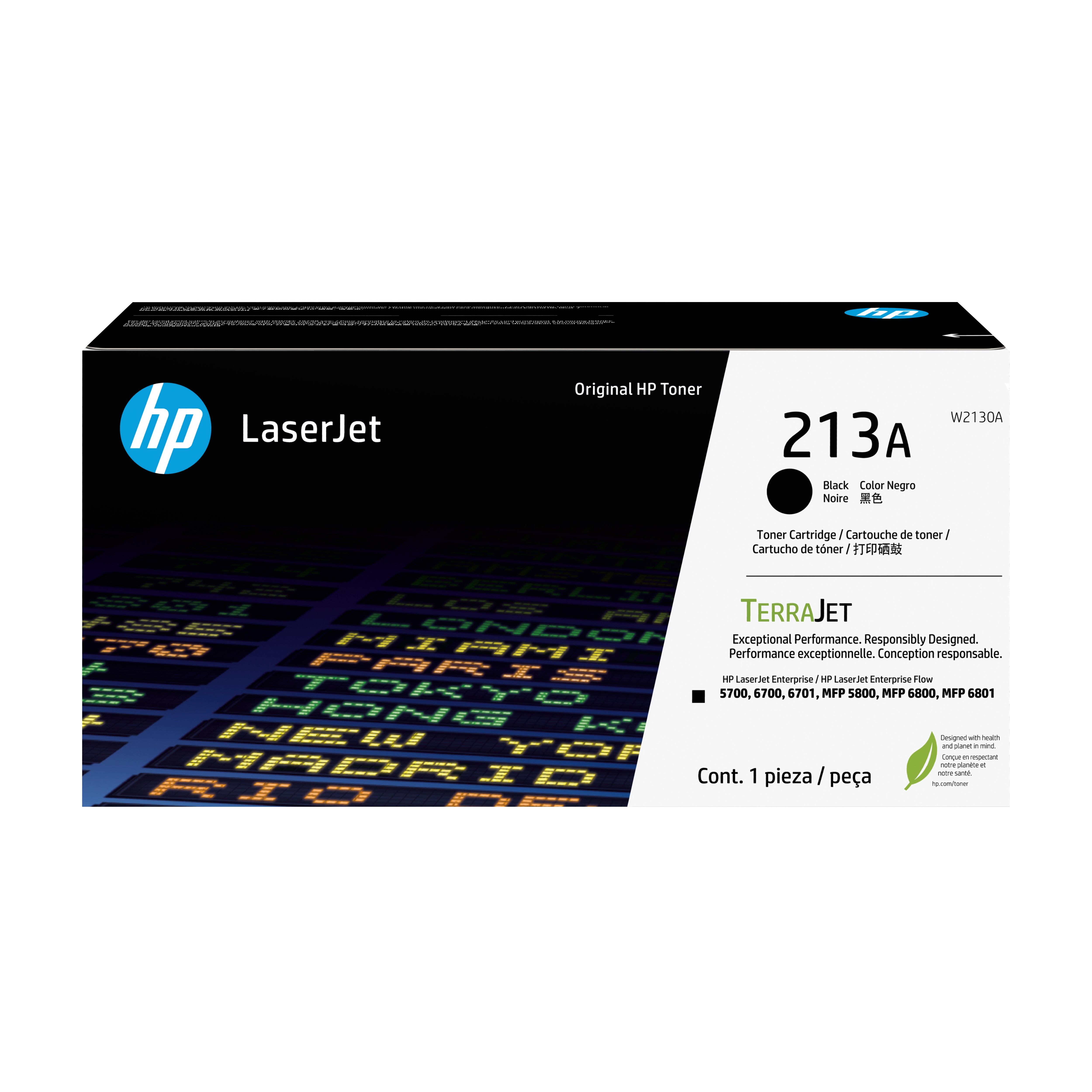 HP #213A Black Toner W2130A