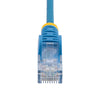 StarTech.com 0.5 m CAT6 Cable - Slim - Snagless RJ45 Connectors - Blue