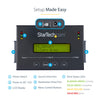 StarTech.com 1:1 Standalone Hard Drive Duplicator with Disk Image Manager For Backup and Restore, Store Several Disk Images on one 2.5/3.5
