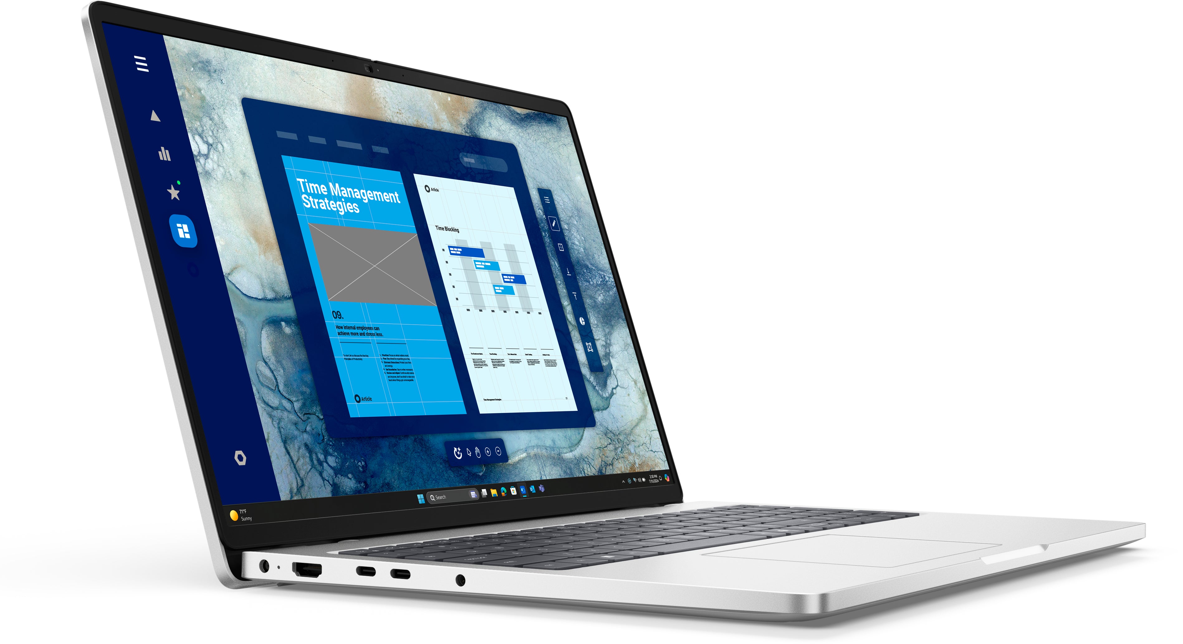 DELL Pro 16 PC16250 Intel Core Ultra 7 255U Laptop 40.6 cm (16") Full HD+ 32 GB DDR5-SDRAM 1 TB SSD Wi-Fi 6E (802.11ax) Windows 11 Pro Platinum, Silver