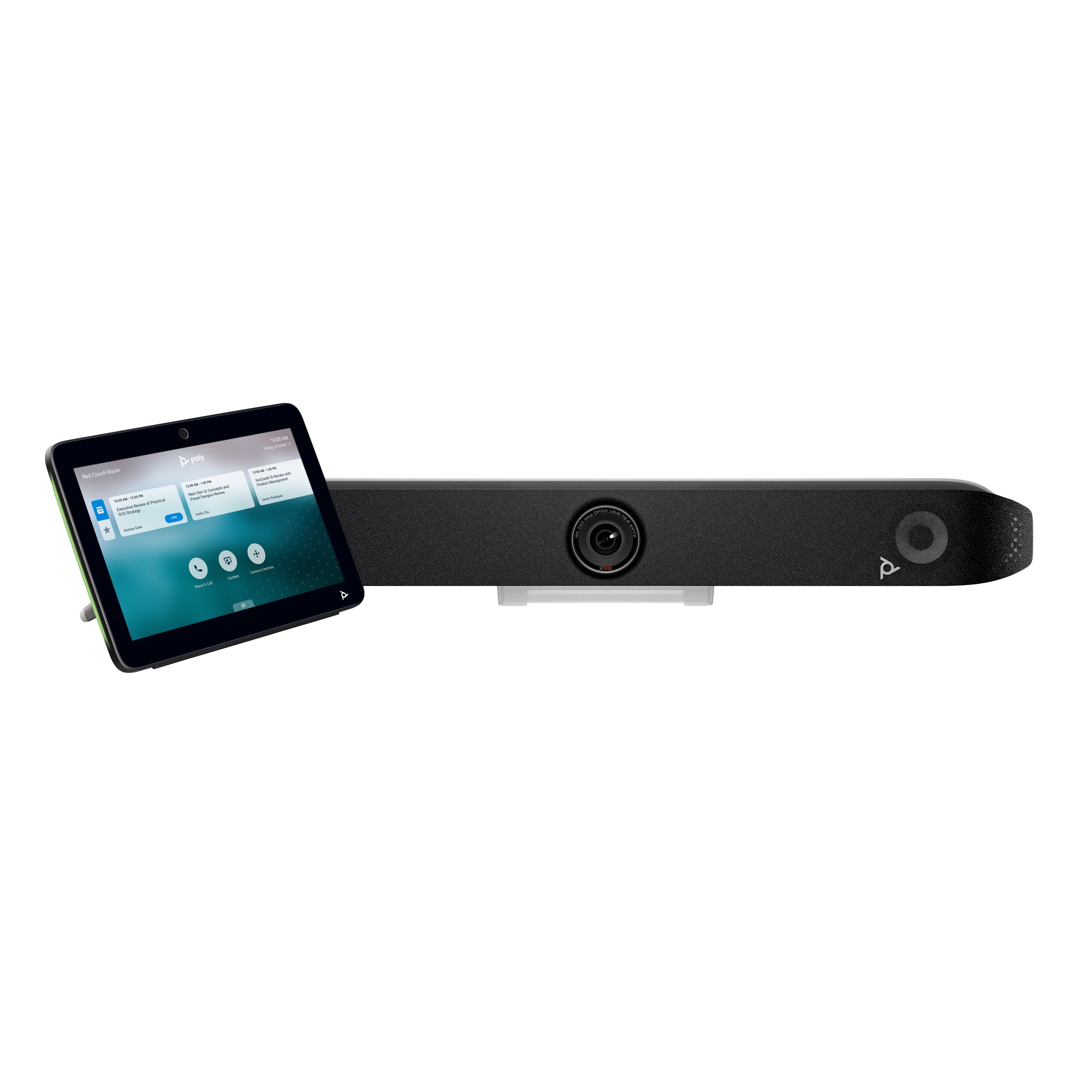 Poly Studio X52 All-In-One Video Bar with TC10 Controller Kit No Power Cord GSA/TAA