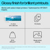 HP Advanced Photo Paper, Glossy, 65 lb, 4 x 12 in. (101 x 305 mm), 10 sheets