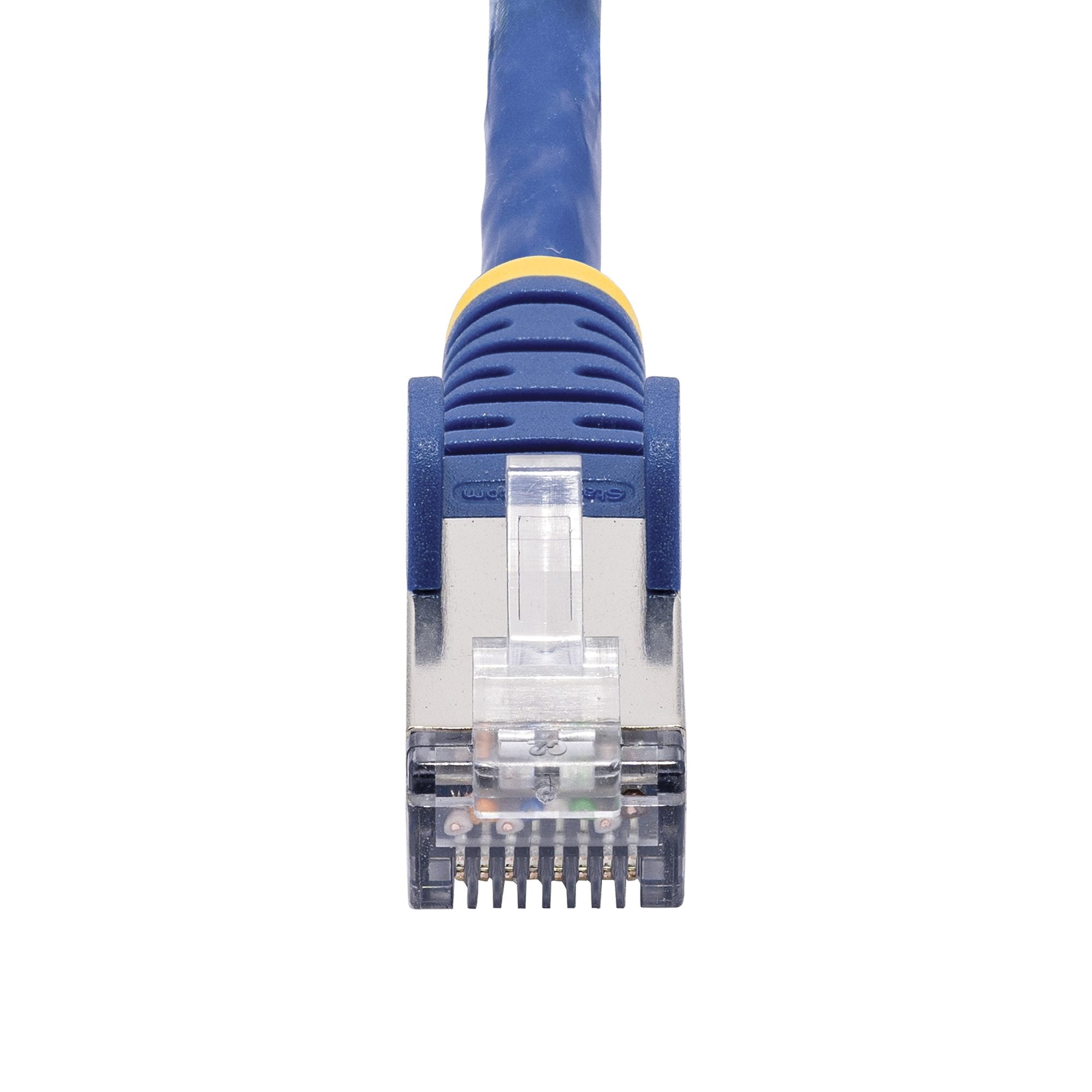 StarTech.com 2m Blue CAT8 Ethernet Cable, Snagless RJ45, 25G/40G, 2000MHz, 100W PoE++, S/FTP, 26AWG Pure Bare Copper Wire, LSZH, Shielded Network Patch Cord w/Strain Reliefs, Fluke Channel Tested