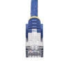 StarTech.com 2m Blue CAT8 Ethernet Cable, Snagless RJ45, 25G/40G, 2000MHz, 100W PoE++, S/FTP, 26AWG Pure Bare Copper Wire, LSZH, Shielded Network Patch Cord w/Strain Reliefs, Fluke Channel Tested