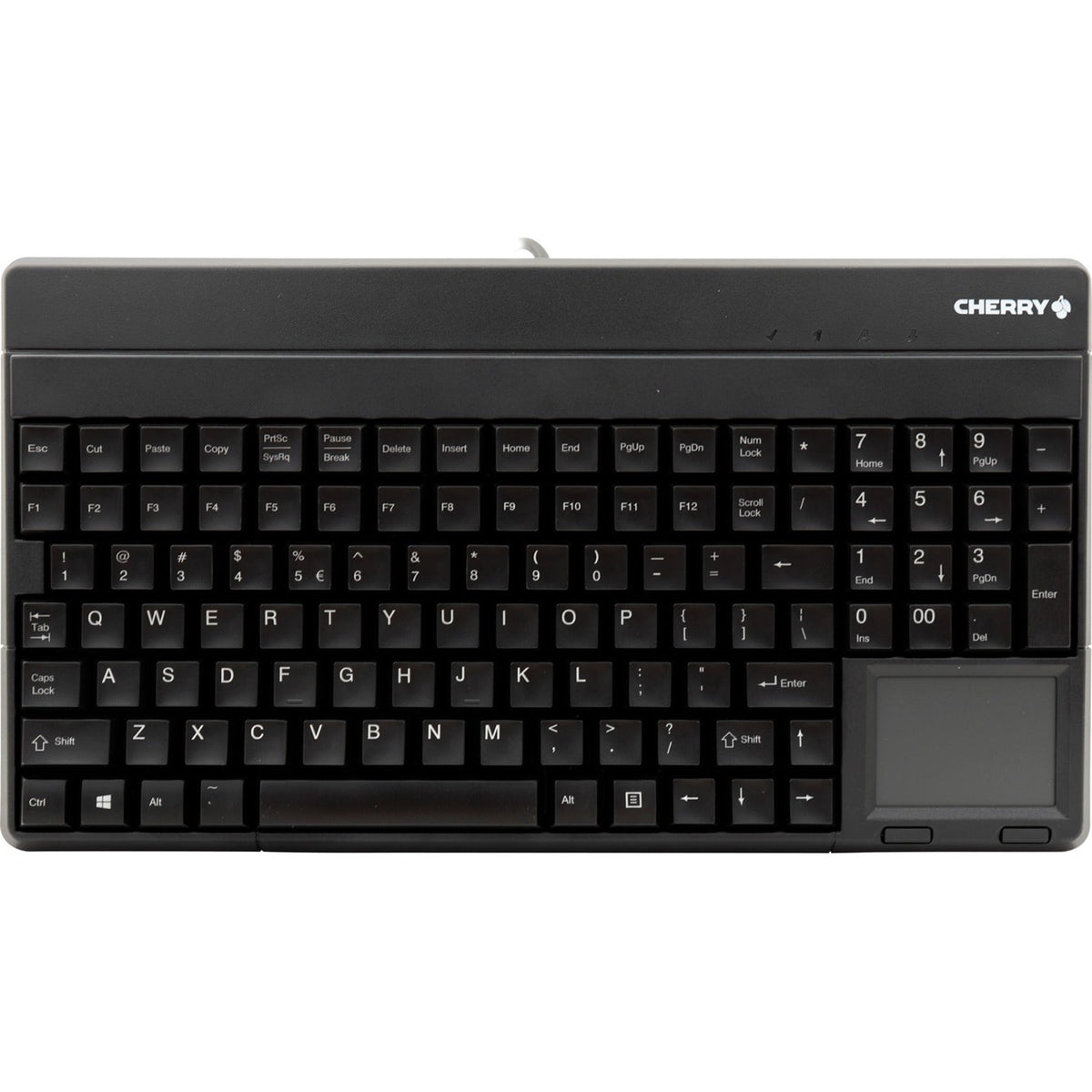CHERRY G86-62401 Keyboard - Cable Connectivity - USB 2.0 Interface - TouchPad - English (US) - QWERTY Layout - Black - Soundz Store AUSTRALIA