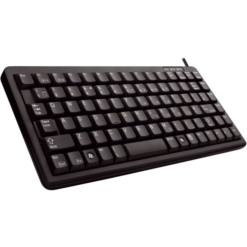 CHERRY Ultraslim G84-4100 Keyboard - Cable Connectivity - PS/2, USB 2.0 Interface - Black - Soundz Store AUSTRALIA