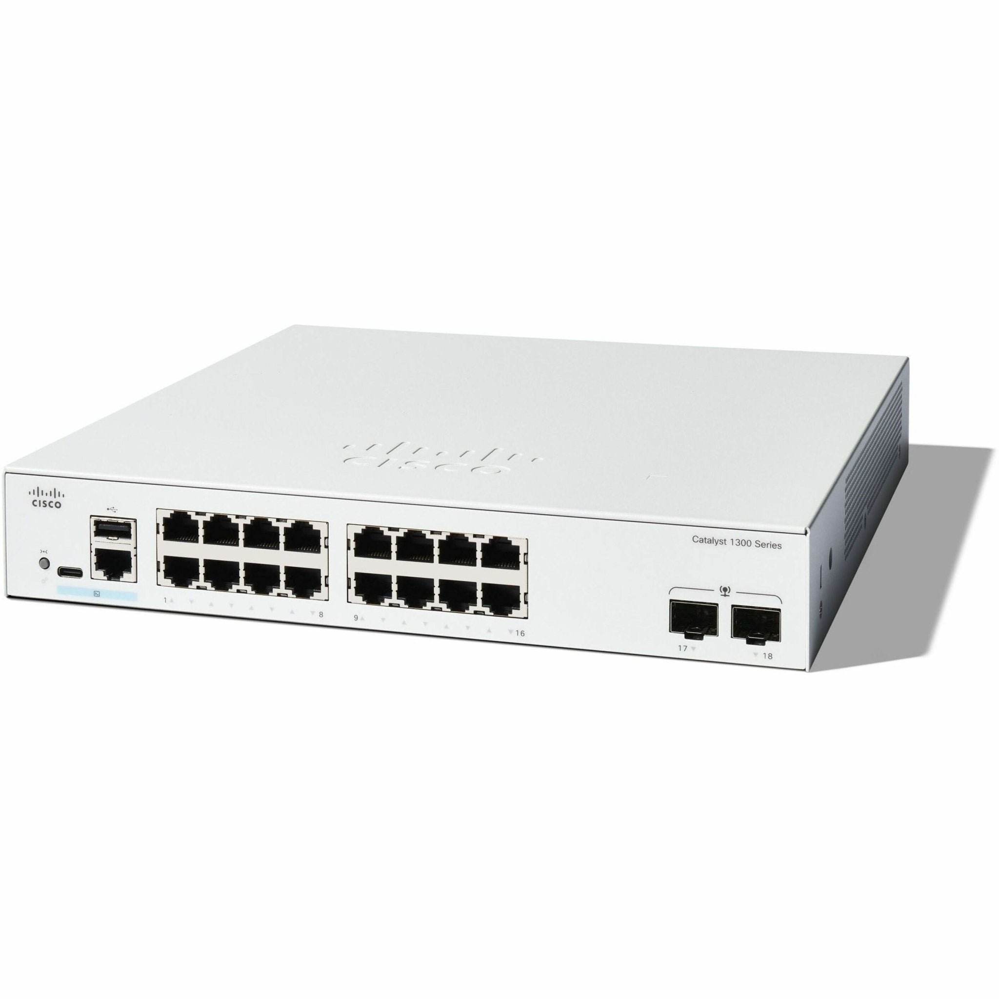 Cisco Catalyst 1300 C1300-16T-2G 16 Ports Manageable Ethernet Switch - Gigabit Ethernet - 10/100/1000Base-T, 1000Base-X - Soundz Store AUSTRALIA
