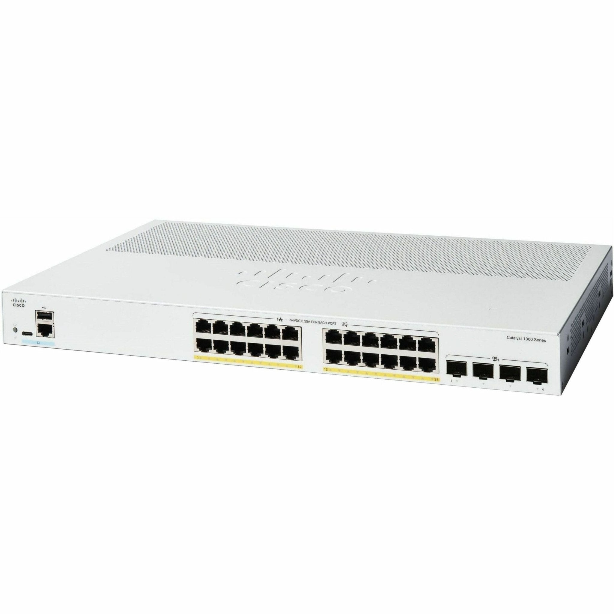 Cisco Catalyst 1300 C1300-24P-4X 24 Ports Manageable Ethernet Switch - 10 Gigabit Ethernet - 10/100/1000Base-T, 10GBase-X - Soundz Store AUSTRALIA