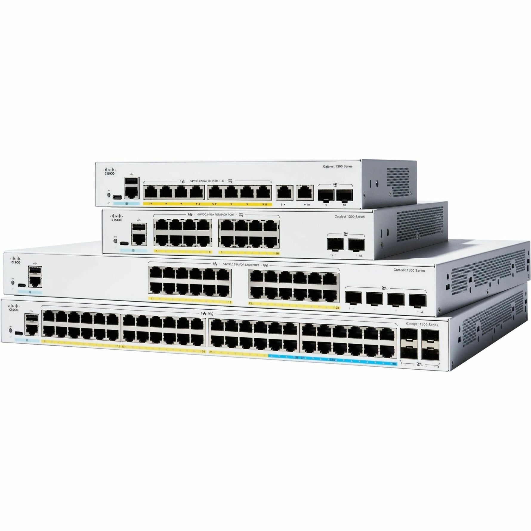 Cisco Catalyst 1300 C1300-48T-4G 54 Ports Manageable Ethernet Switch - Gigabit Ethernet - 1000Base-X, 10/100/1000Base-T - Soundz Store AUSTRALIA