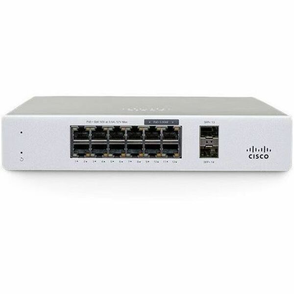 Cisco Meraki MS130 MS130-12X 12 Ports Manageable Ethernet Switch - Gigabit Ethernet, 2.5 Gigabit Ethernet, 10 Gigabit Ethernet - 1000Base-T, 2.5GBase-T, 10GBase-X - White - Soundz Store AUSTRALIA