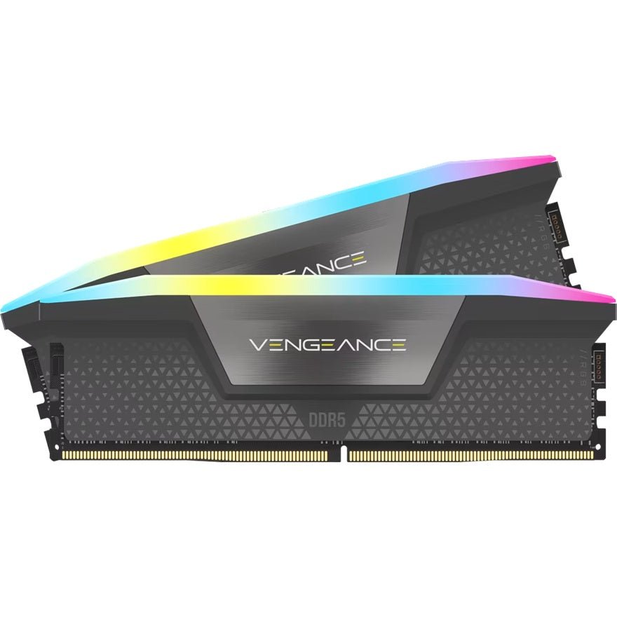 Corsair Vengeance RGB 32GB (2x16GB) DDR5 DRAM Up To 6000MT/s CL38 Memory Kit — GREY - Soundz Store AUSTRALIA