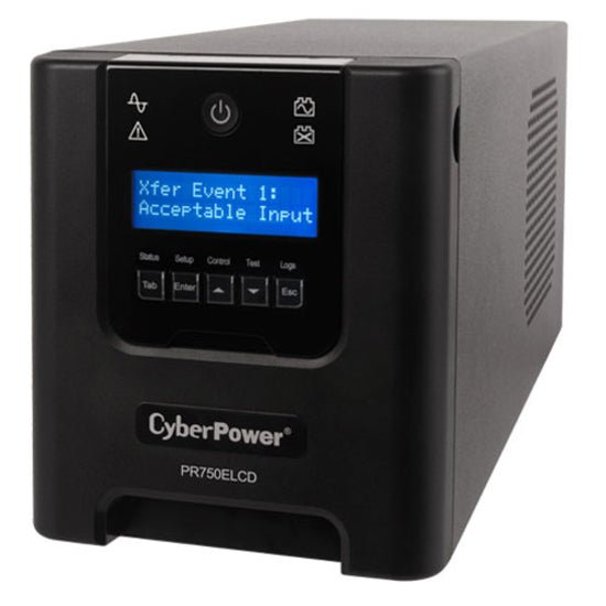 CyberPower Professional Tower PR750ELCD Line-interactive UPS - 750 VA/675 W - Soundz Store AUSTRALIA