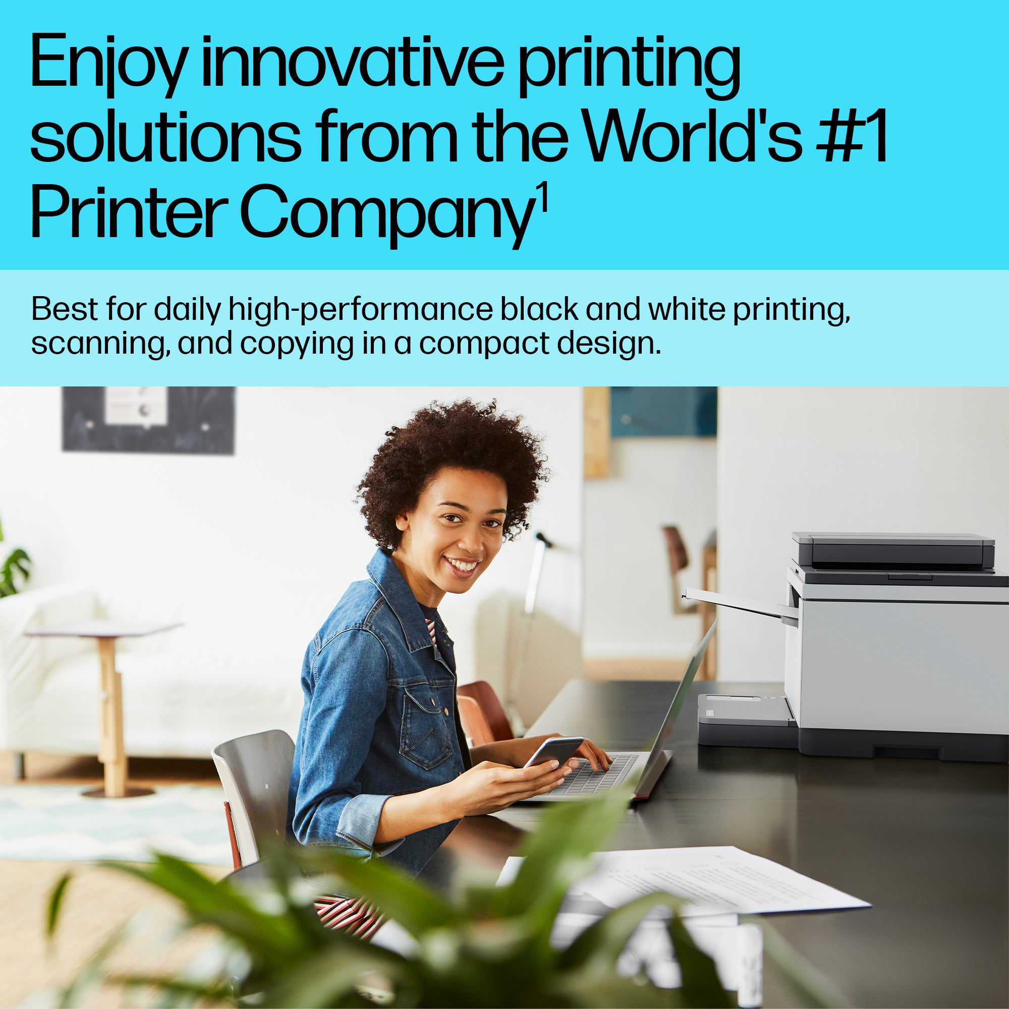 HP LaserJet M234sdw Wireless Multifunction Black and white Printer, Copier, Scanner; Duplex