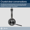 Poly Voyager Focus 2 Microsoft Teams Certified USB-C-C Headset +USB-C/A Adapter +Charging Stand