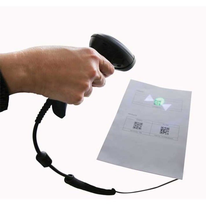 Datalogic QuickScan QW2520 Rugged Retail, Commercial Service, Hospitality, Government Handheld Barcode Scanner Kit - Cable Connectivity - Black - USB Cable Included - Soundz Store AUSTRALIA