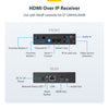 StarTech.com 4K HDMI over IP Receiver for ST12MHDLAN4K, IP Extender with Video Control App, Support for AVoIP Video Wall - TAA