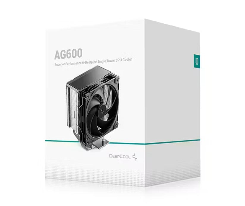 DeepCool AG600 ARGB Superior Performance 6 Heatpipe Single Tower CPU Cooler - Soundz Store AUSTRALIA