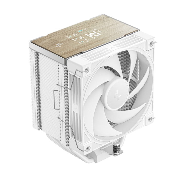 DeepCool AK700 DIGITAL WH AI Dynamic Adjustment CPU Cooler, Digital Display, 7 Heat Pipes, 4-pin PWM, Intel LGA1851/1700/1200/115x, AMD AM5/AM4 - Soundz Store AUSTRALIA