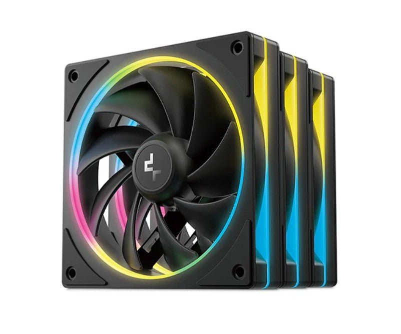 DeepCool FL12 SE 3 Pack 120mm Performance ARGB Fans , Hydro Bearing 120×120×25 mm(L×W×H) - Soundz Store AUSTRALIA