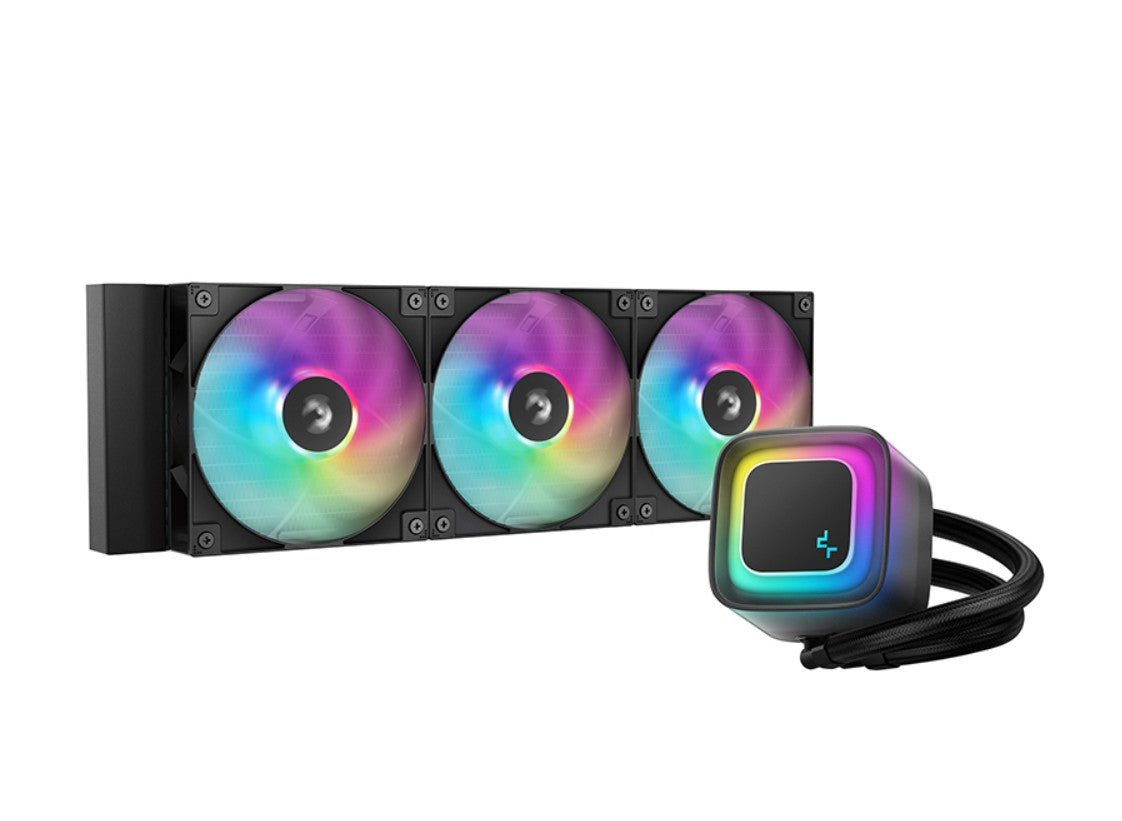 DeepCool LE360 V2 Liquid Cooler 360 mm 6th Gen Pump up to 3400 PWM, Hydro Bearing, IntelLGA1851/1700/1200/1151/1150/1155, AMDAM5/AM4 - Soundz Store AUSTRALIA