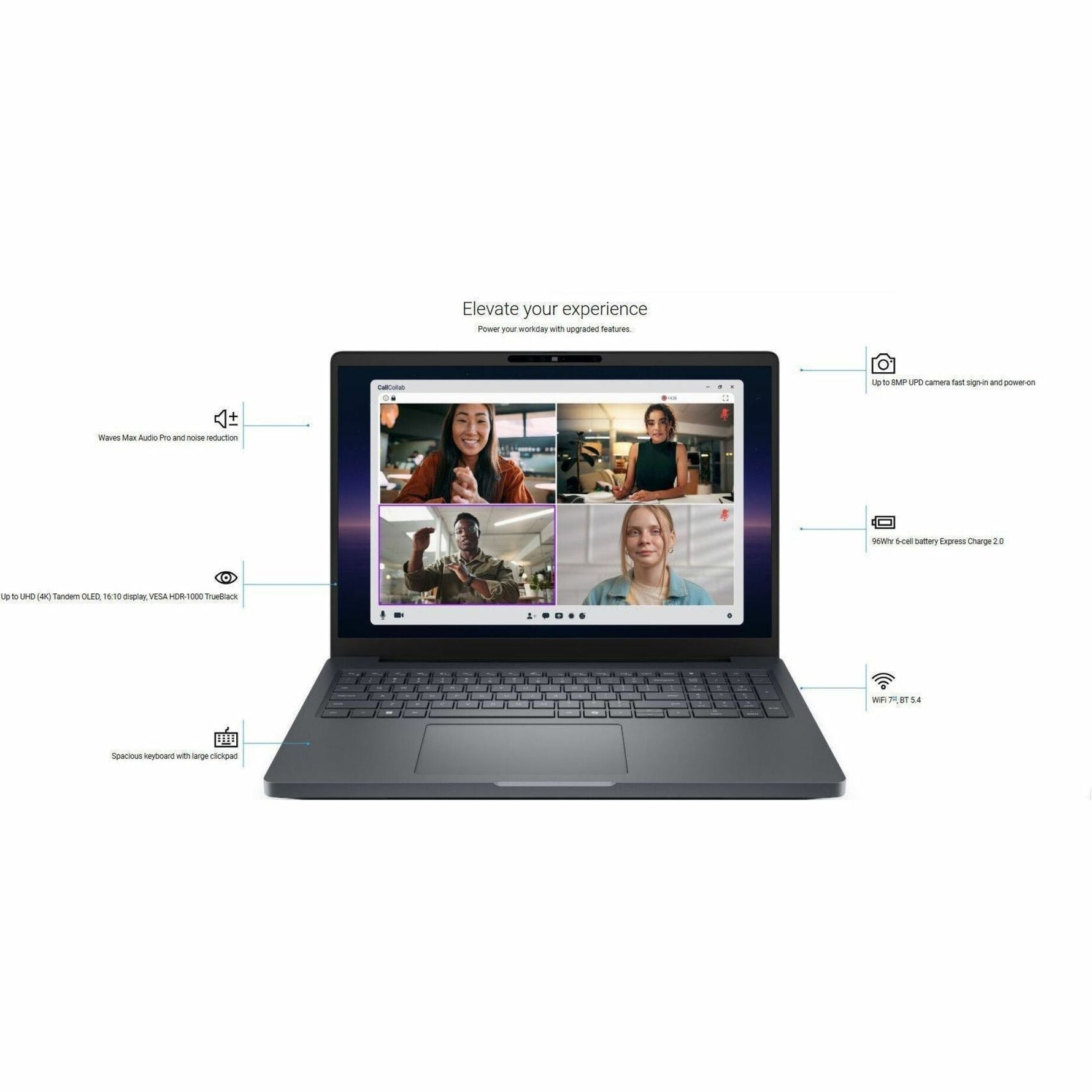 Dell Pro Max Plus MB16250 16' Mobile Workstation - Full HD Plus - 60 Hz - Intel Core Ultra 9 285HX - vPro Technology - 64 GB - 1 TB SSD - English (US) Keyboard - Magnetite - Soundz Store AUSTRALIA