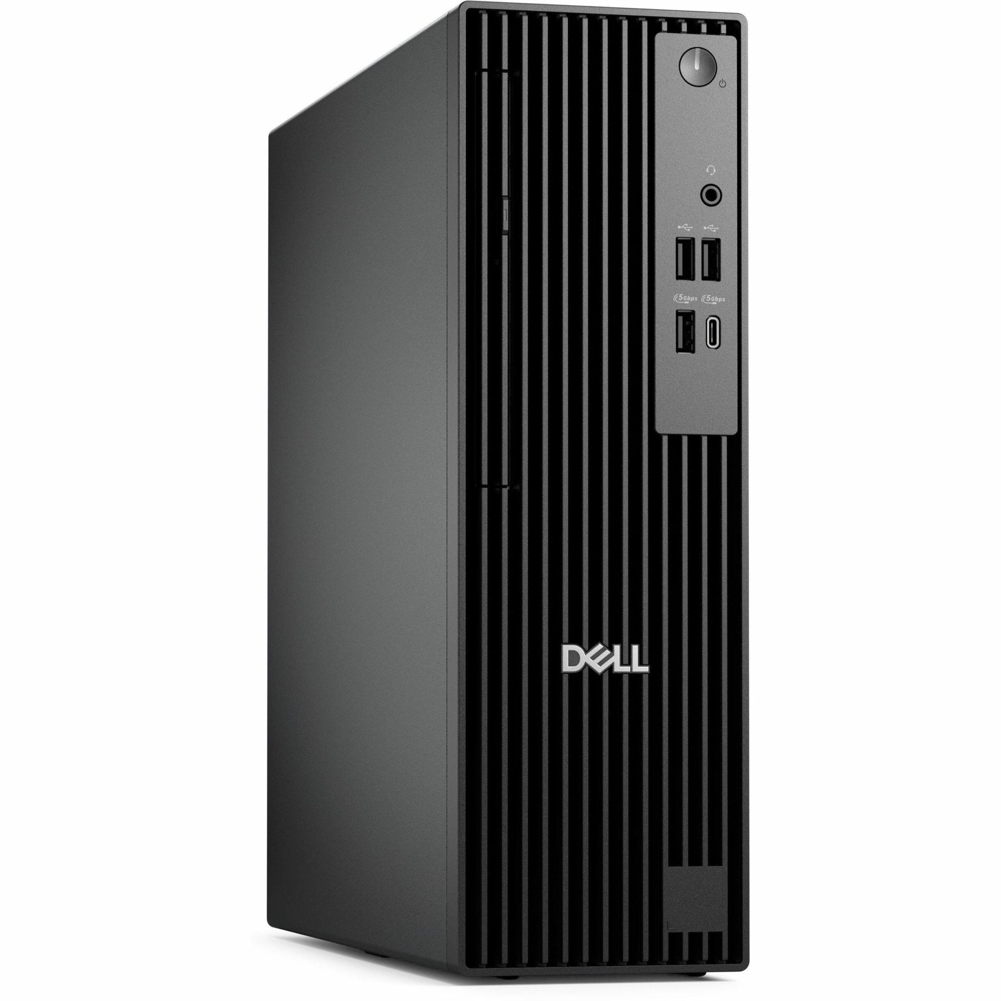 Dell Pro Slim QCS1255 Desktop Computer - AMD Ryzen 7 8700G - 16 GB - 512 GB PCI Express NVMe 4.0 SSD - Slim PC - Standard Black - Soundz Store AUSTRALIA