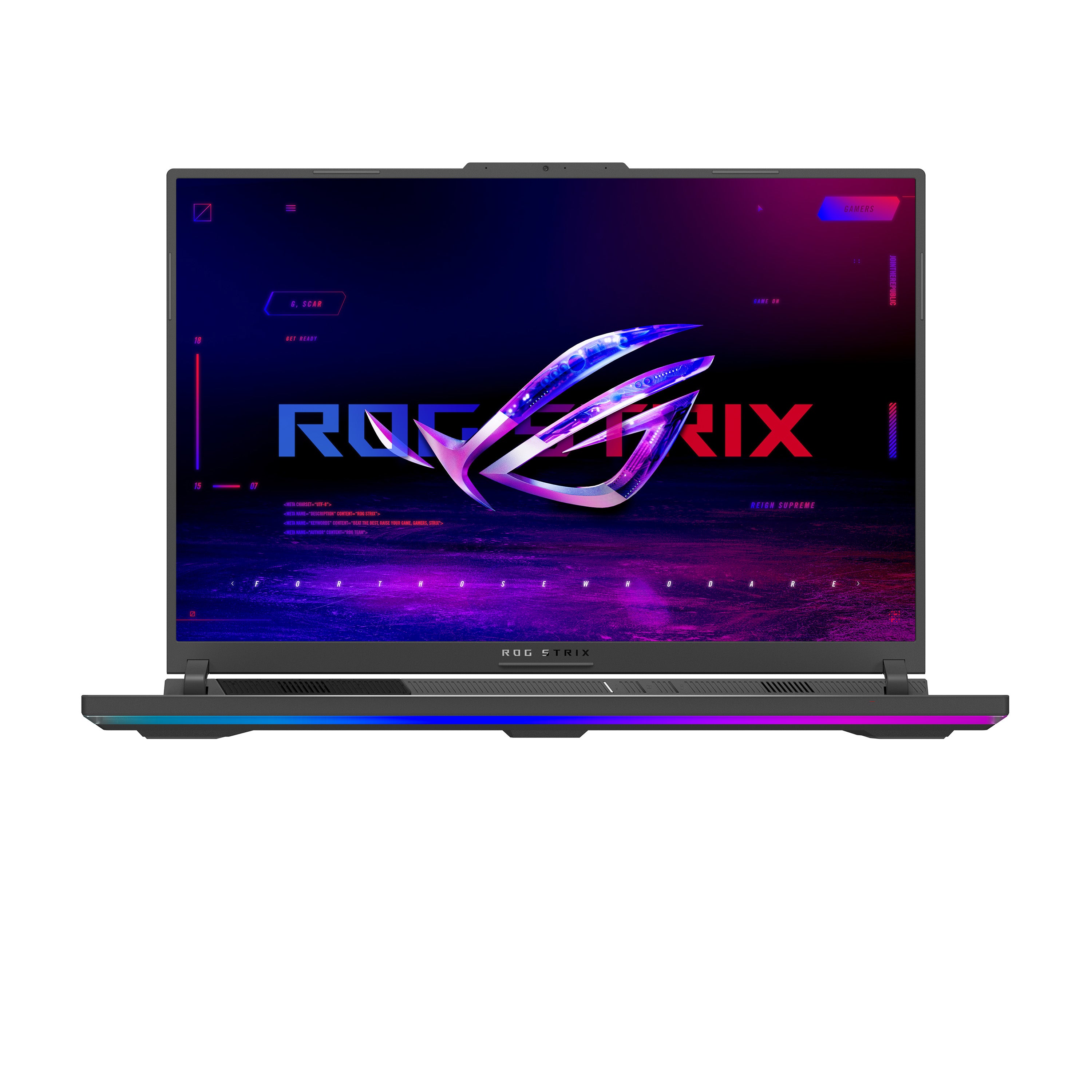 ASUS ROG Strix G16 G614PR-RV016W AMD Ryzen™ 9 7940HX Laptop 40.6 cm (16") WUXGA 16 GB DDR5-SDRAM 1 TB SSD NVIDIA GeForce RTX 5070 Ti Wi-Fi 6E (802.11ax) Windows 11 Home Black, Grey