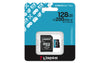 Kingston Technology 128GB microSDXC Canvas Go Plus Gen4 200MB/s A2 U3 V30 Card + Adapter