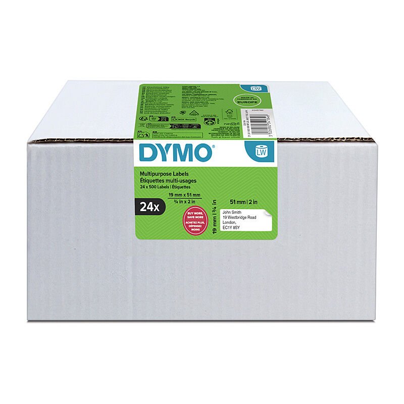 Dymo 2234184 - LW Multi Lbl 19x51mm Pk24 - Soundz Store AUSTRALIA