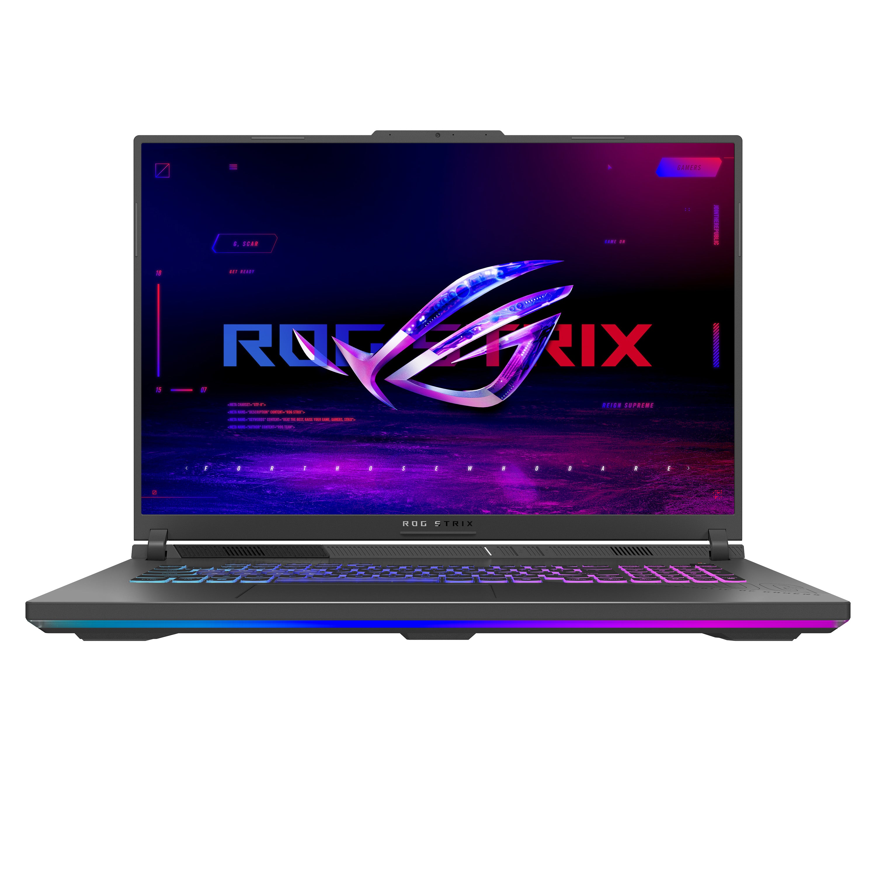 ASUS ROG Strix G16 G614PR-RV016W AMD Ryzen™ 9 7940HX Laptop 40.6 cm (16") WUXGA 16 GB DDR5-SDRAM 1 TB SSD NVIDIA GeForce RTX 5070 Ti Wi-Fi 6E (802.11ax) Windows 11 Home Black, Grey