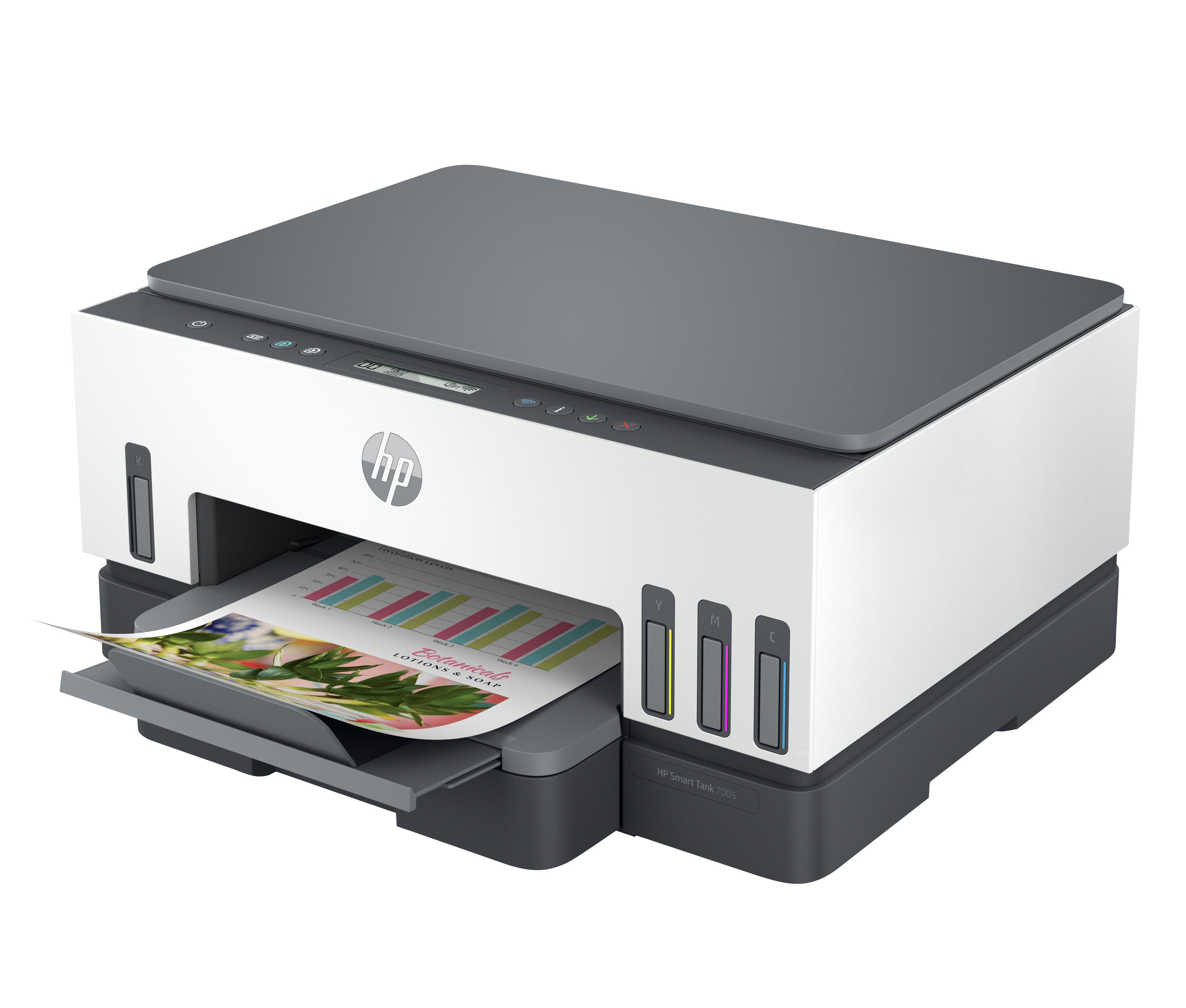 HP Smart Tank 7005 Wireless All-in-One Color Printer, Two-sided printing; Copier, Scanner