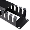 StarTech.com Horizontal 2U Server Rack Cable Management Finger Duct w/ Cover - 19