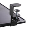 StarTech.com Under-Desk Keyboard Tray, Clamp-on Ergonomic Keyboard Holder, Up to 12kg (26.5lb), Sliding Keyboard and Mouse Drawer with C-Clamps, Height Adjustable Keyboard Tray (3.9/4.7/5.5 in)