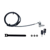 StarTech.com Universal Laptop Lock 6.6ft (2m), Security Cable For Notebooks Compatible With Noble Wedge/Nano/K-Slot, Keyed Locking Cable, Anti-Theft Cut-Resistant Carbon Steel Cable