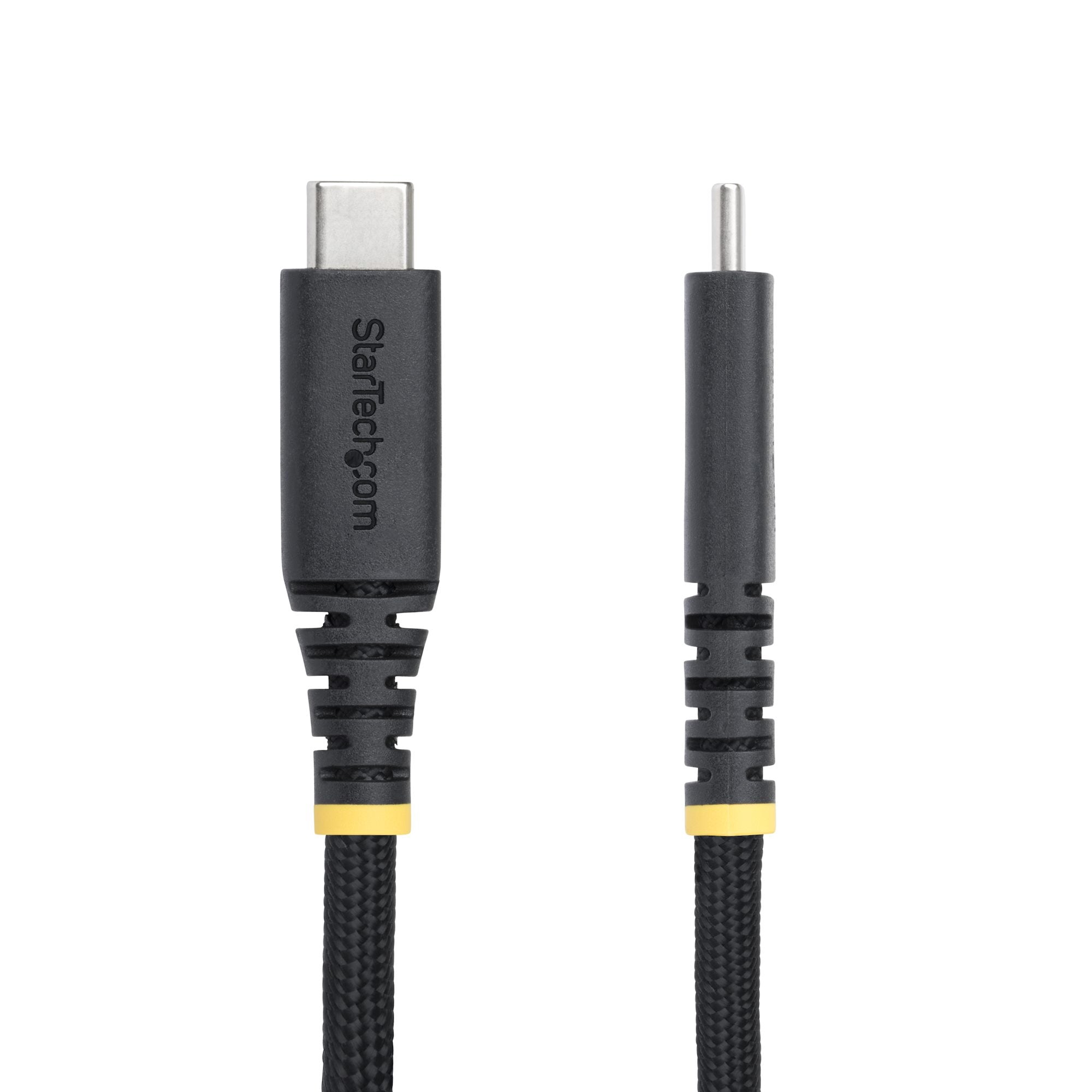 StarTech.com 3m (10ft) USB-C Charging Cable, 240W (5A) PD EPR, Dual-Layer Silicone/Braided Jacket, USB 2.0 Laptop Charger Cable, USB-IF Certified, Rugged USB-C Charging Cord