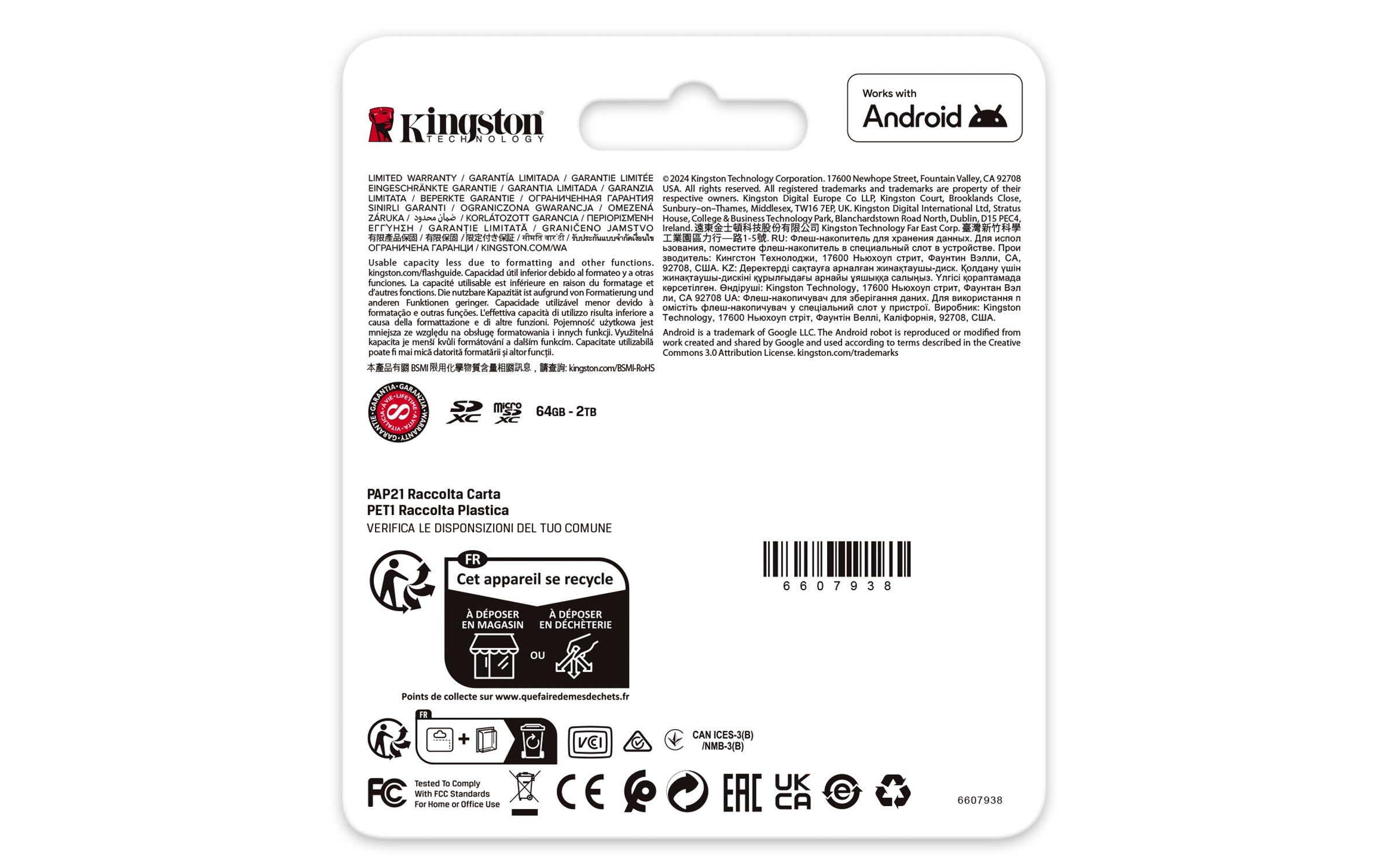 Kingston Technology Canvas Go! Plus 1TB SDXC Canvas Go Plus Gen4 200MB/s C10 UHS-I U3 V30