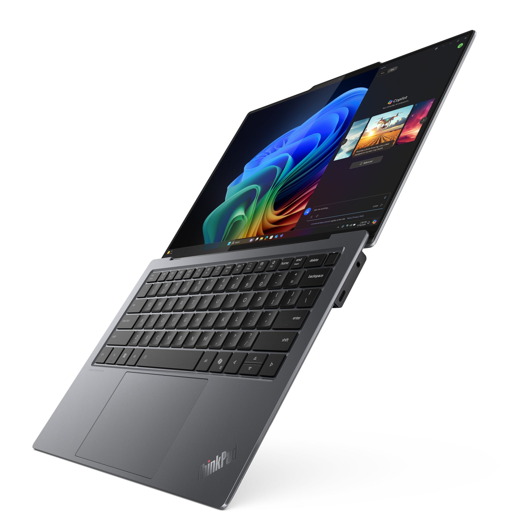 Lenovo ThinkPad X9-14 Gen 1 Copilot+ PC Intel Core Ultra 5 228V Laptop 35.6 cm (14") WUXGA 32 GB LPDDR5x-SDRAM 512 GB SSD Wi-Fi 7 (802.11be) Windows 11 Pro English Grey